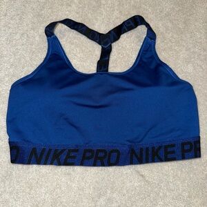 Nike Pro Women's Deep Blue Sports Bra